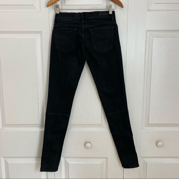 Polo Ralph Lauren Womens Jeans The Tompkins Black Coated SKINNY - Picture 12 of 12